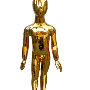 chrome metallic kids mannequin